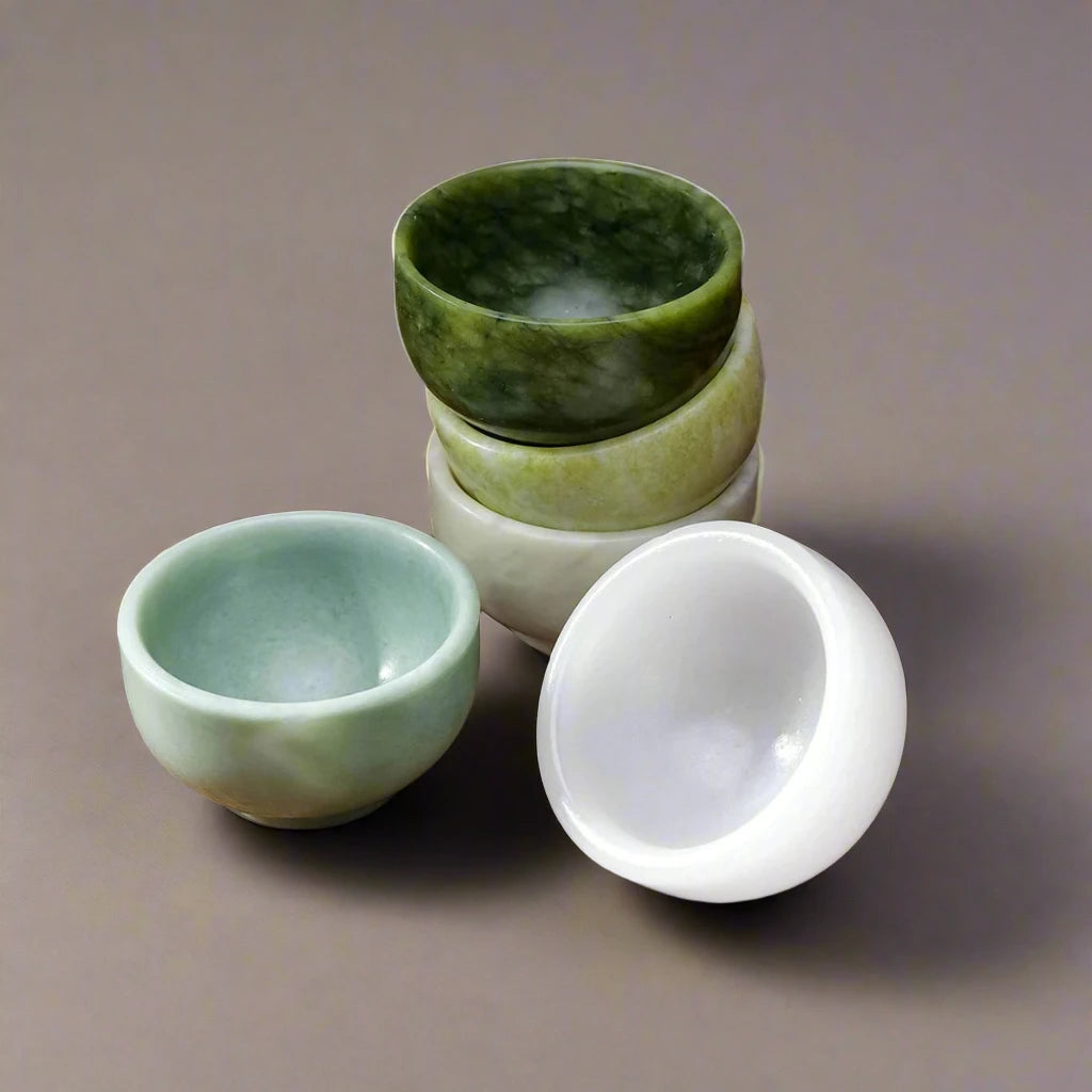 Green Jade Crystal Bowl