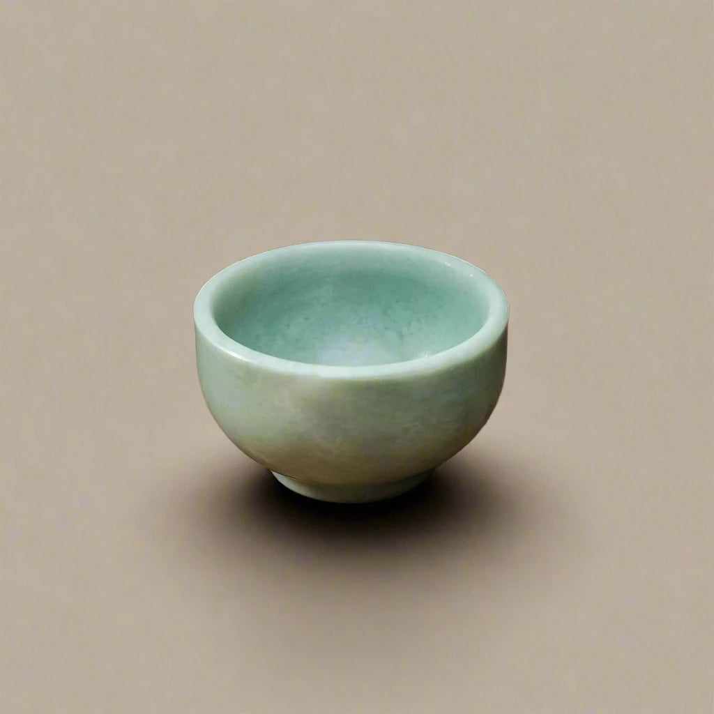 Green Jade Crystal Bowl
