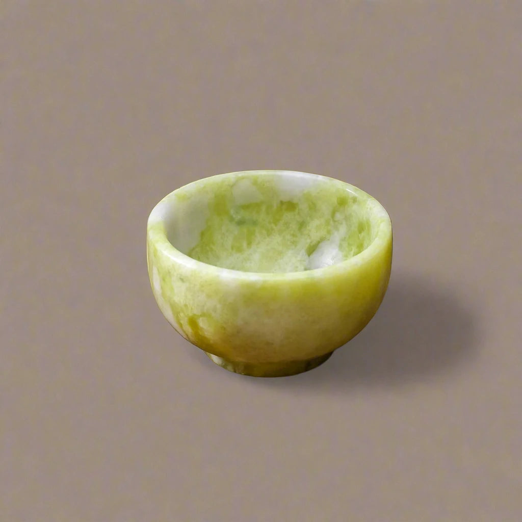 Green Jade Crystal Bowl